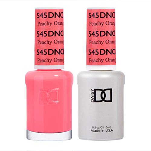DND 545 Peachy Orange Gel & Matching Polish Set - DND Gel & Lacquer