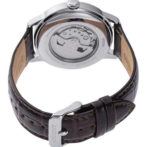 Image of Orient Bambino Version 9 Stainless Steel Automatic Dress Watch with Weekly Calendar