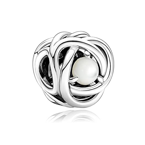 Image of VALGACLS Birthstone Charms 925 Sterling Silver Birthstone Charms