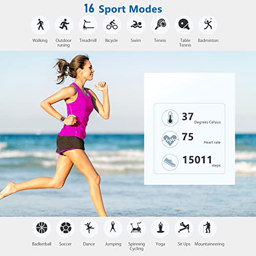 image for Flian Smart Watch for Men, Women, IP68 Waterproof Smart Watch for Andr