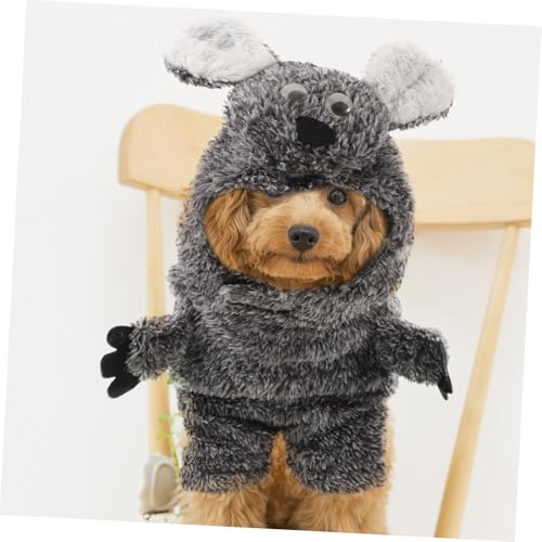 Disfraz para perro pequeño NUOBESTY cálido y grueso para invierno miniatura 5