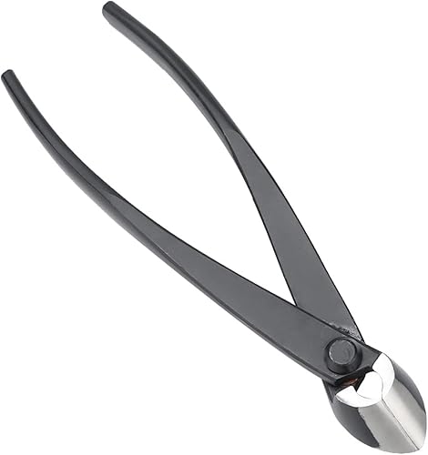 Cortador de ramas, herramientas de bonsái de 6.4 pulgadas, cortador cóncavo y recto con asas ergonómicas para tijeras de jardinería