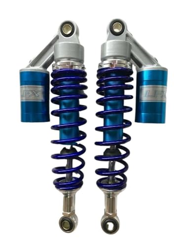 Amortisseur moto arrière universel 320mm de 12.5 pouces pour scooter et quad ATV bleu