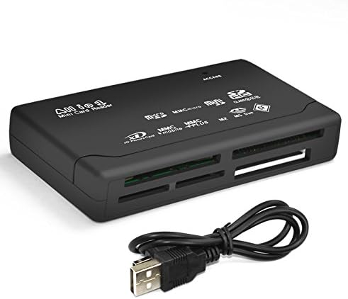 Lecteur De Cartes Mémoire USB Tout-en-un LUPO - Compatible SD, MicroSD, CF, Memory Stick, Etc. - USB 2.0 - Plug And Play