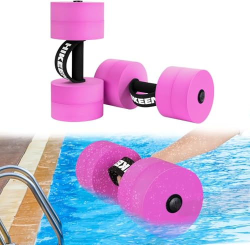 BOOSTEADY Wasserhantel Aquahanteln für Wasserübungen Wasser Fitness Hanteln mit 4 Poolgewichten aus Eva Schaum für Männer Frauen Wasser Fitness, Rosa Kurz BOOSTEADY Wasserhantel Aquahanteln für Wasserübungen Wasser Fitness Hanteln mit 4 Poolgewichten aus Eva Schaum für Männer Frauen Wasser Fitness, Rosa Kurz