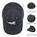 Horse Print Baseball Cap Dad Hat Adjustable Size Trucker Caps for Outdoor Activities All Seasons Dark Gray-style