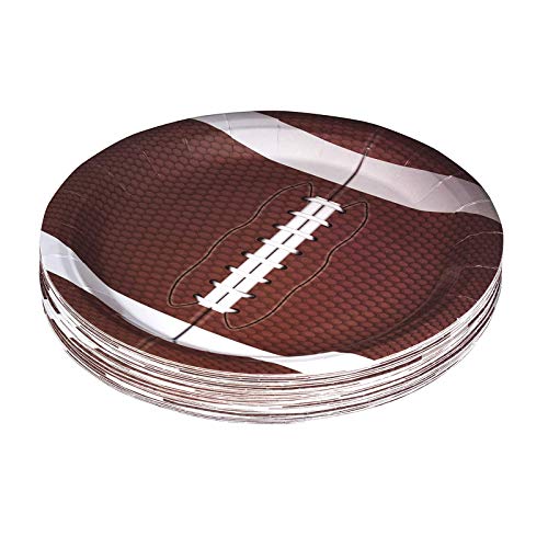 Super Sale ๐ Football Themed 9" Disposable Round Paper Plates - Party Supplies Ideal for Tailgate Parties,Family Dinner and Sports Event (50 Pack) Super Sale ๐ Football Themed 9" Disposable Round Paper Plates - Party Supplies Ideal for Tailgate Parties,Family Dinner and Sports Event (50 Pack)