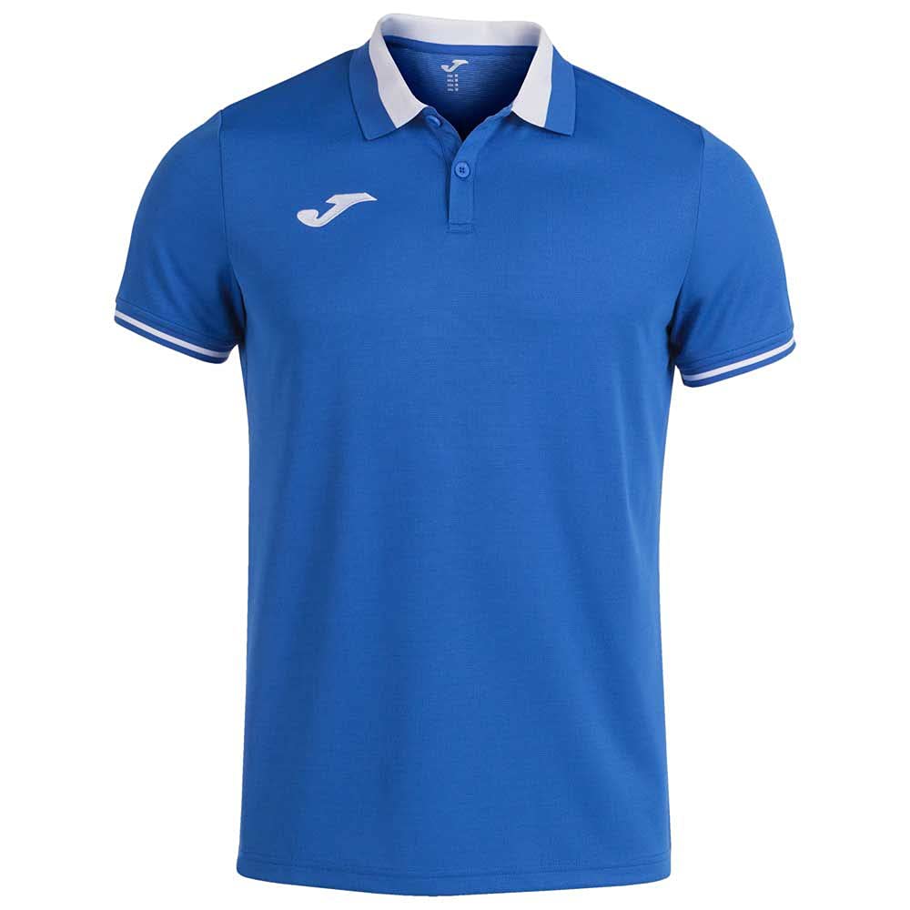 Joma Championship Vi Men's Polo Shirt, Mens, Polo Shirt, 101954, Royal White, 4XS