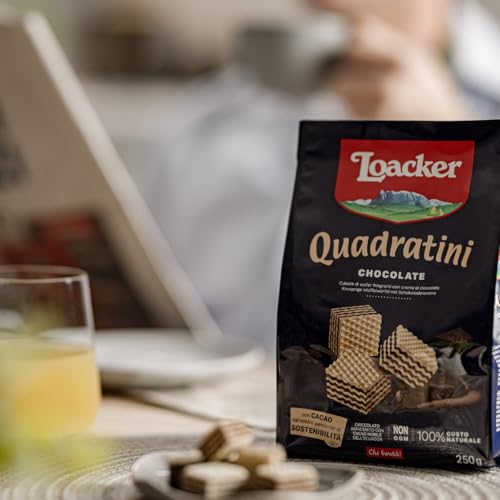 Image of Loacker Quadratini Bundle, Dark Chocolate, Chocolate and Double Chocolate