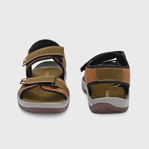 Image of Centrino Sandals for Men | Stylish Men's Casual Sandal for Office & Travel | Comfortable Sandals with Grip Insole & Quality (8140)