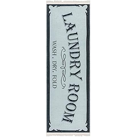 Ottomanson Maschinenwaschbarer, knitterfreier Text-Design Cover