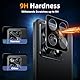 Vanrain Kameraschutz für Panzerglas für Xiaomi Mi 14T Pro, 3 Stück 9H Härte Kamera Schutzfolie Ultra-klar Kratzfest Linse Schutzglas für Xiaomi 14T Pro, Schwarz