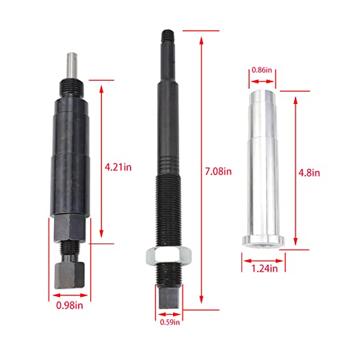 Juedima 65600 Broken Spark Plug Remover Tool Kit Fits For Ford Triton 3 Valve Engines 5.4L #TOP2