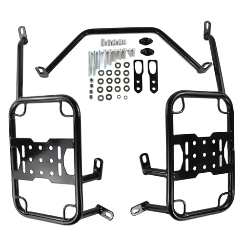 Supports latéraux sacoches moto KLR650 2008-2018 avec barres de protection