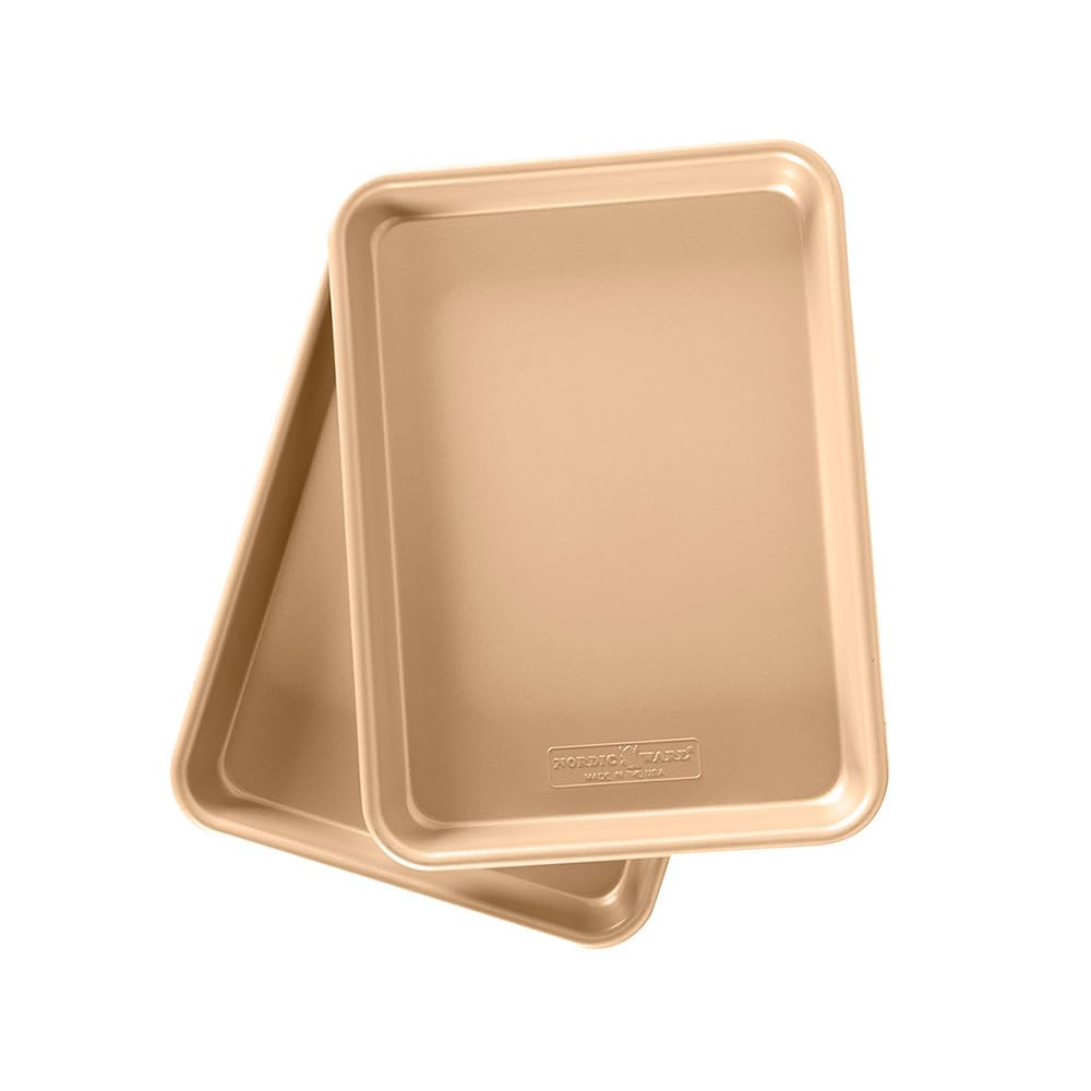 Nordic Ware Naturals Nonstick Quarter Sheet, 2-Pack
