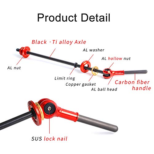 Liberação de bicicleta, Romacci 2 PCS bicicleta de liberação rápida cubo da roda dianteira traseira
