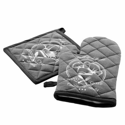 Paris Prix Gants & Manique Grand Chef 28cm Gris
