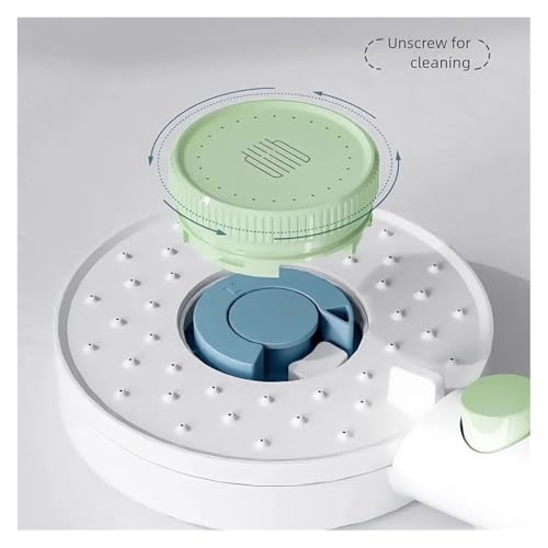 Filtre d'arrêt d'eau bleu avec joint intégré pour bloquer les débris de douche - 5