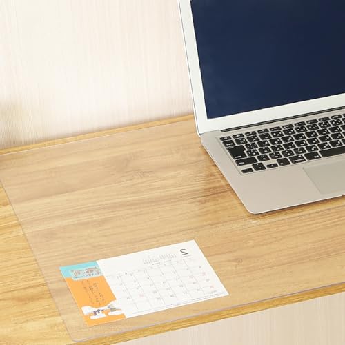 デスクマット PVCクリアマット 透明 クリア 撥水 拭ける 傷防止 透明マット 抗菌 防カビ フリーカット 60×120cm 机 デスク 防臭 厚さ1.5mm 保護 テーブルマット ソフトタイプ 防水 パソコン デスクシート 学習机 勉強机 防汚