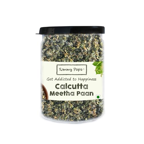 Image of Tummy Pops | Calcutta Meetha Paan - 90gm Jar | Handmade and Sun-Dried Mukhwas Mouth Fresheners | Special Meetha Paan Jam Without Supari