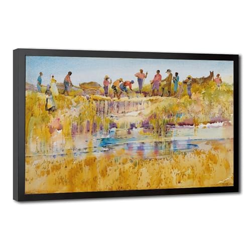 Poster vintage Mending A Break tableau encadré pour mur vide