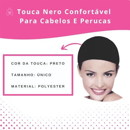 Kit 4 Toucas Nero Alisamento Natural Anti Frizz Meia Calça