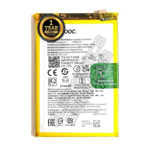 Image of BLPA17 Battery for Realme C53 RMX3760 Battery with 1 Year Warranty** (DD135)