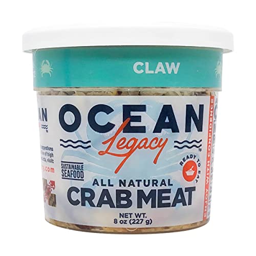 Ocean Legacy Claw Crab Meat, 8 OZ