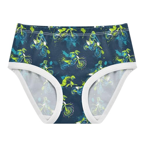 Girls Underwear Soft Cotton Motocross Kids Panties in Sizes 2/3t, 4t, 5t, 6 and 8
