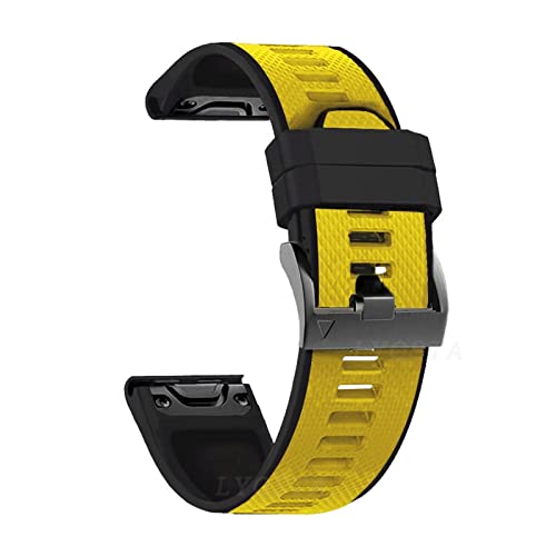 Bracelet silicone Garmin Fenix 6 en silicone haute densité pour sportifs