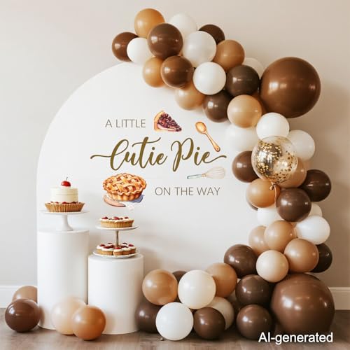Vinilo decorativo LANKBACK Pie Baby Shower 10x0.5 in miniatura 5