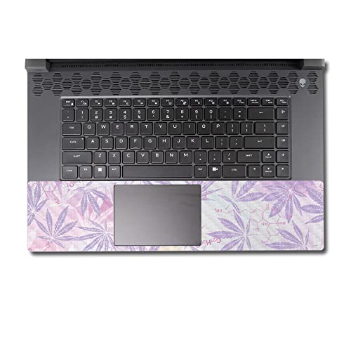 Image of MightySkins Carbon Fiber Skin Compatible with Alienware M17 R5 (2022) Full Wrap Kit - Pastel Mary | Protective, Durable Textured Carbon Fiber Finish | Easy to Apply & Change Styles | Made in The USA