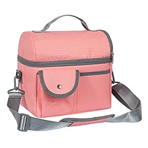 TOPERIN Lunch Box Insulated Lunch Bag for Men Women Lunch Bag for Work Light Red