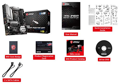 Build My PC, PC Builder, MSI MAG B460M Mortar WiFi
