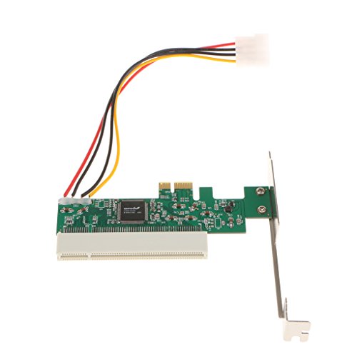 Image of COMBR PCI-Express PCI-E to PCI Bus Riser Card Converter 4 Pin Power Supply Connect Cable