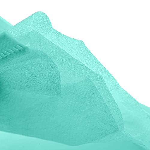 Image of ASGARD Nonwoven Fabric Disposable Multilayer Protective Mask (Green, Pack of 50) for Unisex