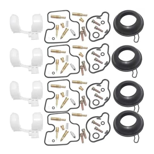 4X Fit For 98-2006 CB600F CB600F2 91-94 Carburetor Repair Kit Diaphragm Float