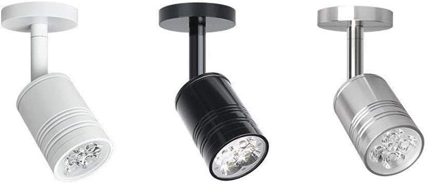 Faretti da soffitto a LED in Alluminio da Incasso, Mini faretti da Parete, compatibili con Illuminazione Interna per Cucina, Soggiorno, Camera da Letto, lampadari - Nero - Luce Calda