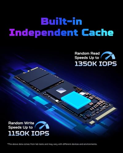 Image of acer Predator GM7000 SSD with Heatsink 4TB NVMe PCIe Gen4 x4, M.2 2280 Internal Solid State Hard Drive, Read Speeds Up to 7400MB /s for Playstation5 and High End Computer - BL.9BWWR.124