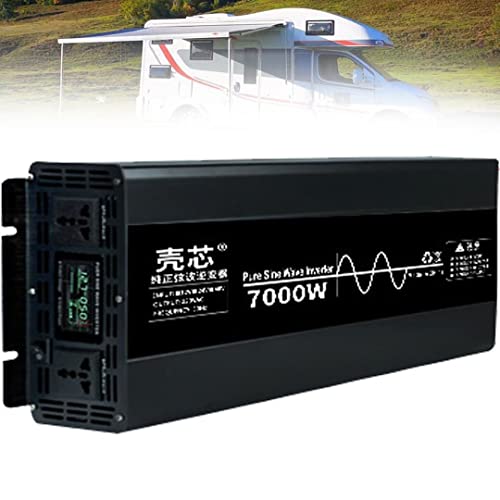 Onduleur à onde sinusoïdale pure 7000W convertisseur 12V 220V voiture