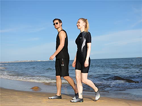 Image of Vsufim Quick-Dry Water Sports Barefoot Shoes Aqua Socks for Swim Beach Pool Surf Yoga for Women Men