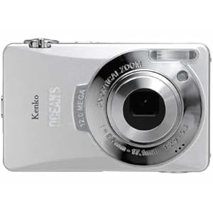 Kenko デジタルカメラ DSC-1230P 1200万画素 ズーム光学3倍 シルバー DSC1230P