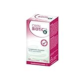 OMNi BiOTiC 6 | Frasco de vidrio | 30 Dosis (60g) | 6 cepas bacterianas | 4 mil millones de bacterias por dosis diaria | Polvo | Con inulina | Vegano | Sin gluten | Sin lactosa | Para uso diario