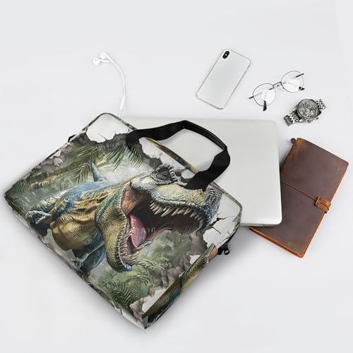 Maletín para portátil con diseño 3D de dinosaurio ALAZA miniatura 7