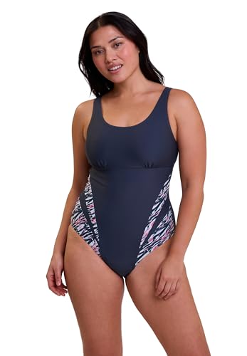 Maillot de bain une pièce Sans Complexe sans armatures Bondi Beach gris anti-irritation piscine