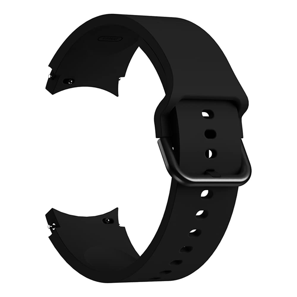 FOLX FGW05 20MM Silicone Smart Watch Replacement Band/Straps Compatible With Samsung Galaxy Watch 4 / Watch 4 Classic/All Watch 4 Series 40mm/ 42mm/ 44mm/ 46mm (BLACK) (B0B6STYM57) Amazon Price History, Amazon Price Tracker