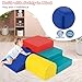 Costzon Climbing Toys for Toddlers, 4 PCS Single-Tunnel Foam Climber for Climbing, Crawling and Sliding, Lightweight Soft Play Blocks for Preschool Baby Boys Girls (Assorted)