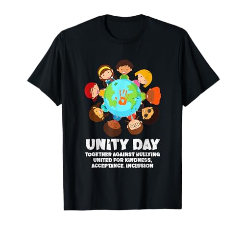 Together Against Bullying Orange Anti Bullying Unity Day Kid T-Shirt