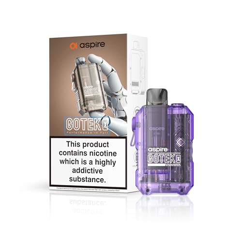 ASPIRE Gotek X Pod Vape Kit [Violet] Refillable Rechargeable