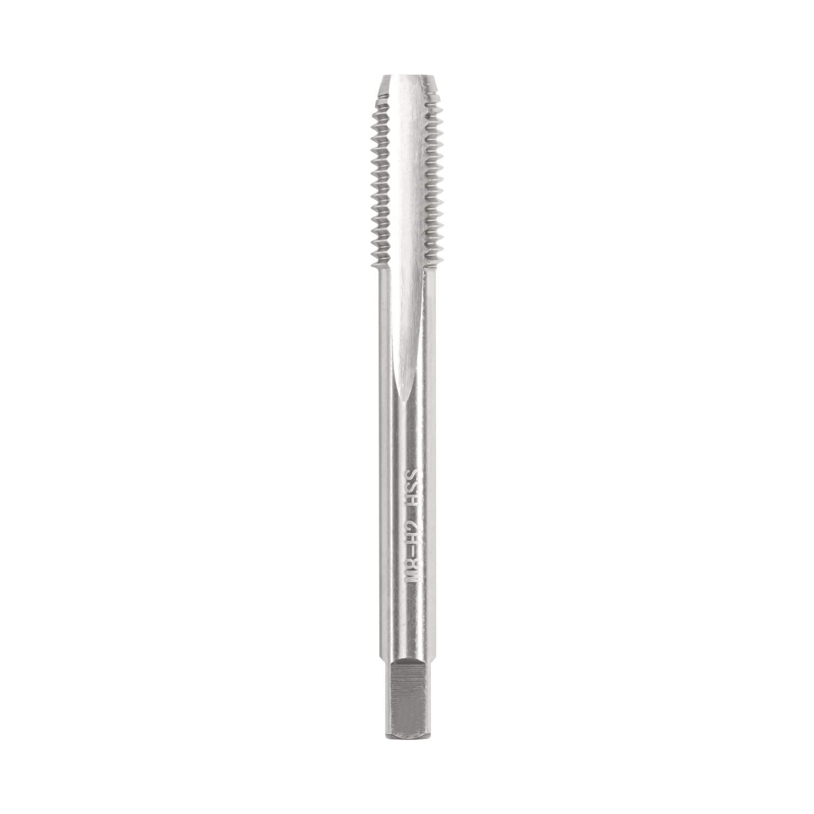 Zestaw gwintowników i narzynek metrycznych M8 x 1,25, gwintownik maszynowy HSS M8 x 1,25 mm i narzynka okrągła ze stali narzędziowej stopowej M8 x 1,25 mm, prawa strona